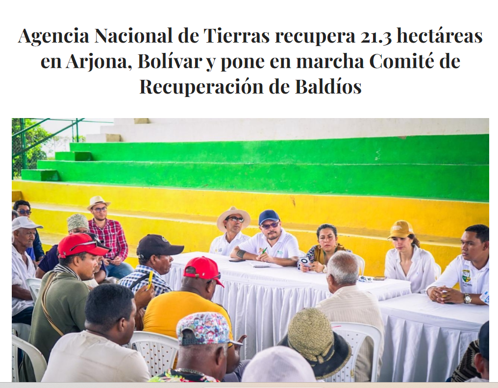 Recuperación de Baldíos en Arjona