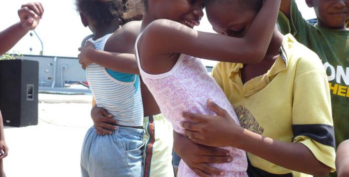 Niños de el corregimiento El Islote