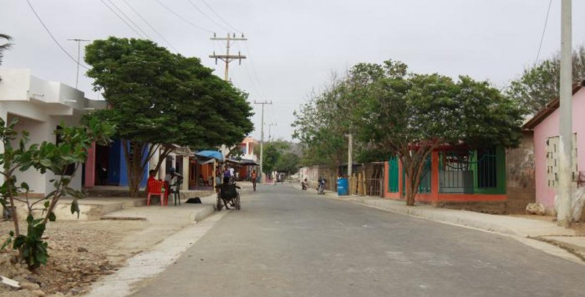 Arroyo de Piedra, uno de los corregimientos de Cartagena a orillas del mar Caribe.