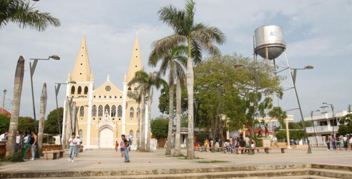 Plaza del municipio de Turbaco