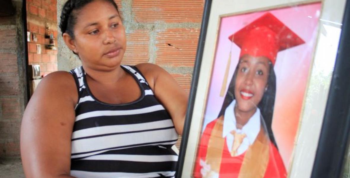 Yomaira Pacheco Esalas, la madre de Yorjelis, dice haber intentado que su hija retomara los estudios, pero se impuso la tragedia.