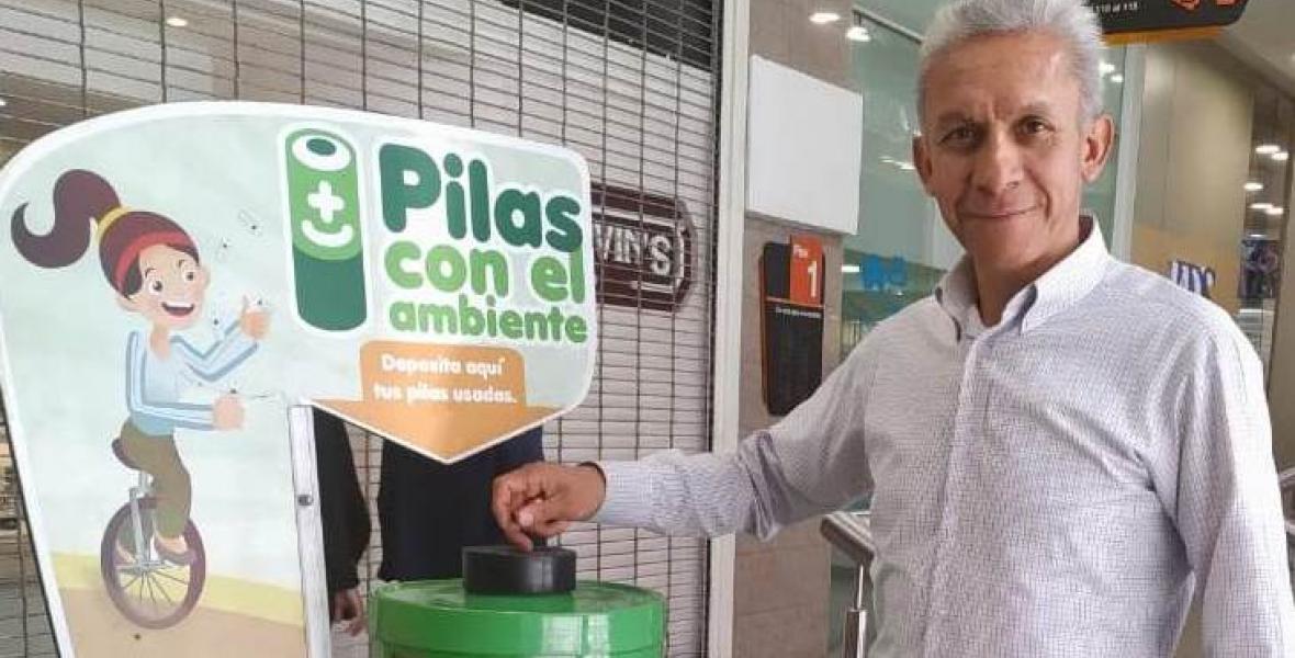 Foto: Alberto Ladino, director de la Corporación Pilas con el Ambiente.