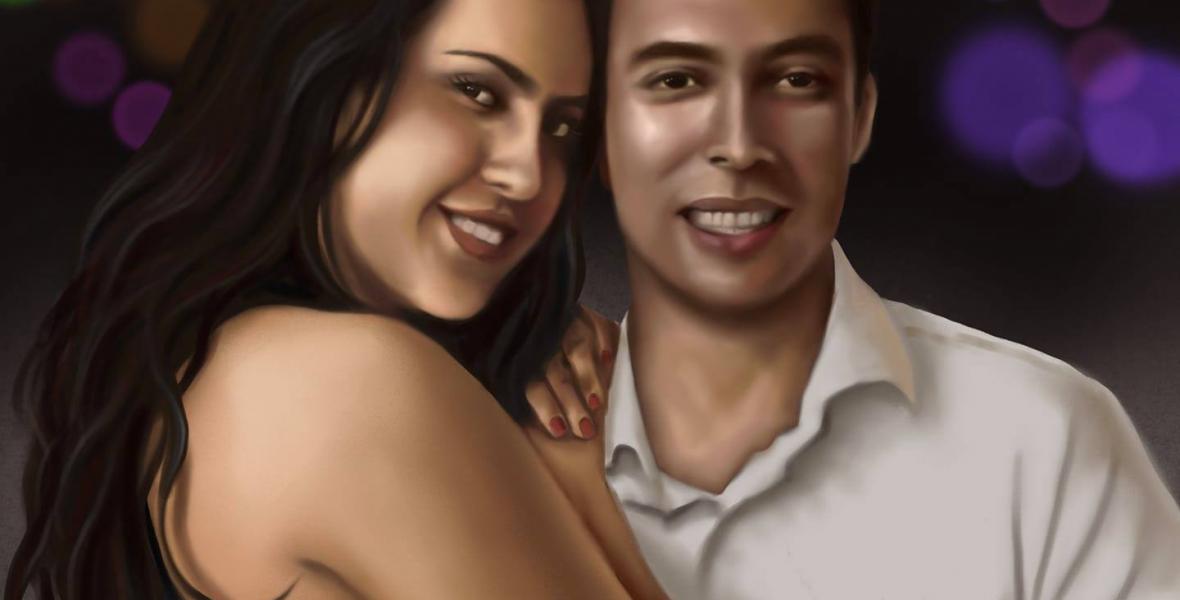 Este retrato fue realizado por mi amiga la Artista Silvia Ochoa Arroyave, bajo la técnica pintura digital.  Gracias SIlvia por regalarme arte y color en estos momentos de tribulación.  SI desean contactarla, pueden hacerlo a través de su facebook https://www.facebook.com/silvia.ochoa.9237244