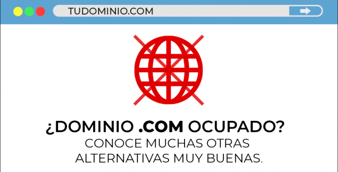 ¿dominio .com ocupado?