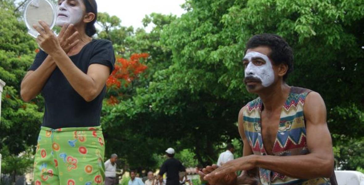 El teatro callejero en Cartagena