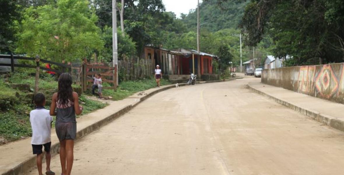 Un pueblo en las montañas de El Carmen de Bolívar