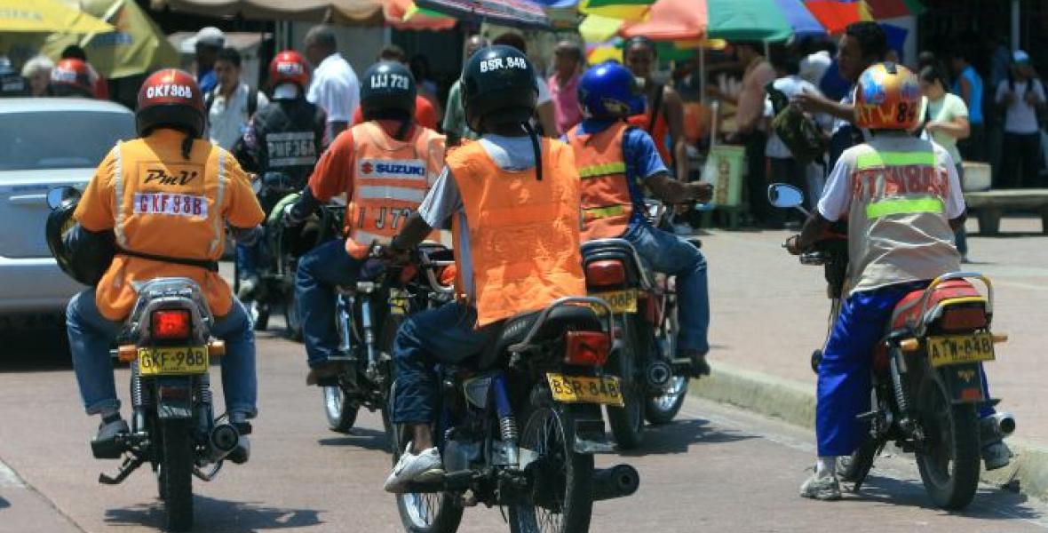 El mototaxismo en Cartagena nació en los barrios cercanos a las zonas rurales de Bolívar