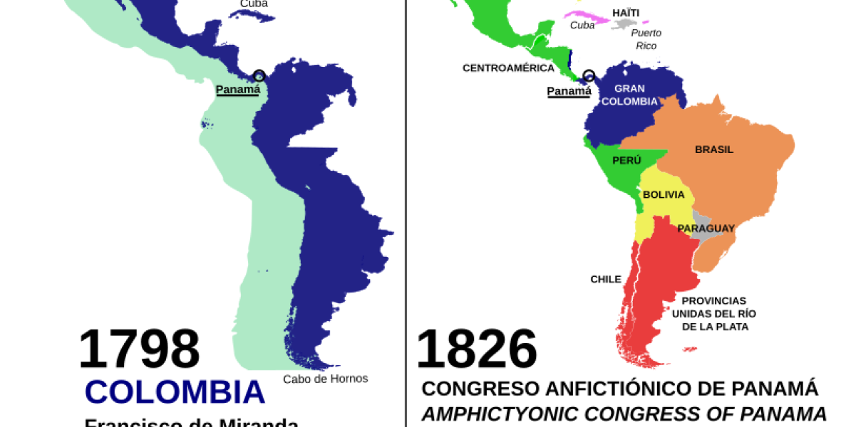 La Colombia de Miranda y la Gran Colombia de Bolívar