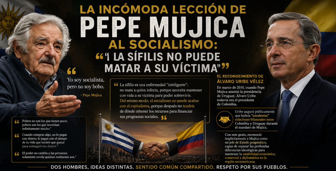 La incómoda lección de Pepe Mujica al socialismo: "la sífilis no puede matar a su víctima"