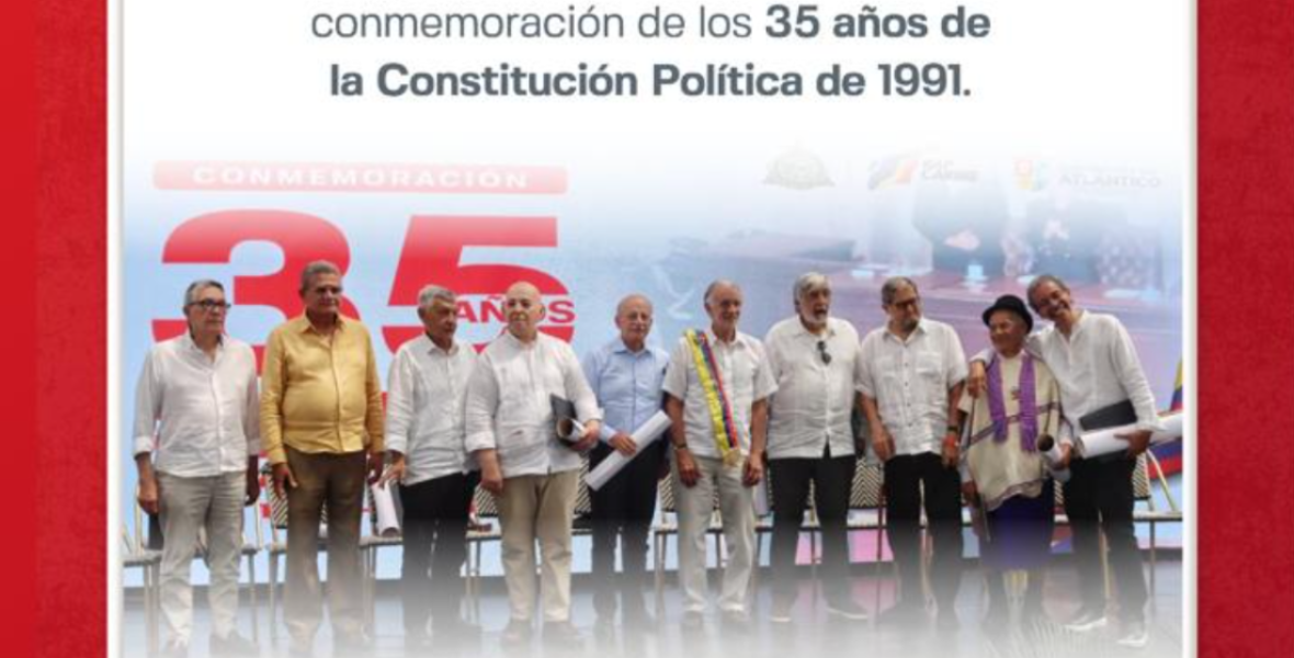 Conmemoración de los 35 años de la Constitución de 1991